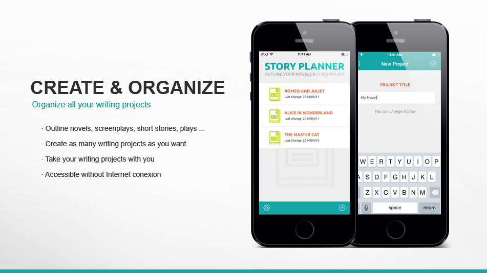 story planner for writers app